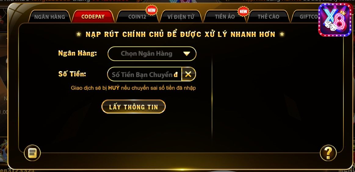 Hướng dẫn quy trình tham gia X8club chi tiết