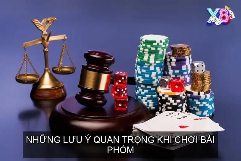 Những lưu ý quan trọng khi chơi bài Phỏm