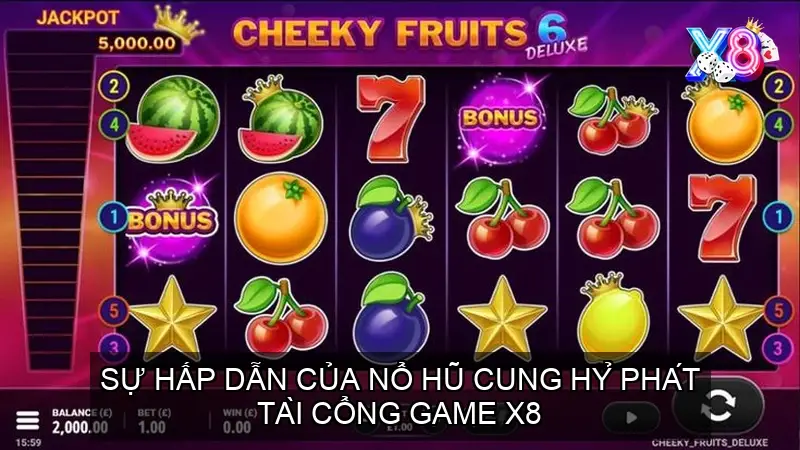 sự hấp dẫn của Nổ hũ Cung hỷ phát tài cổng game X8
